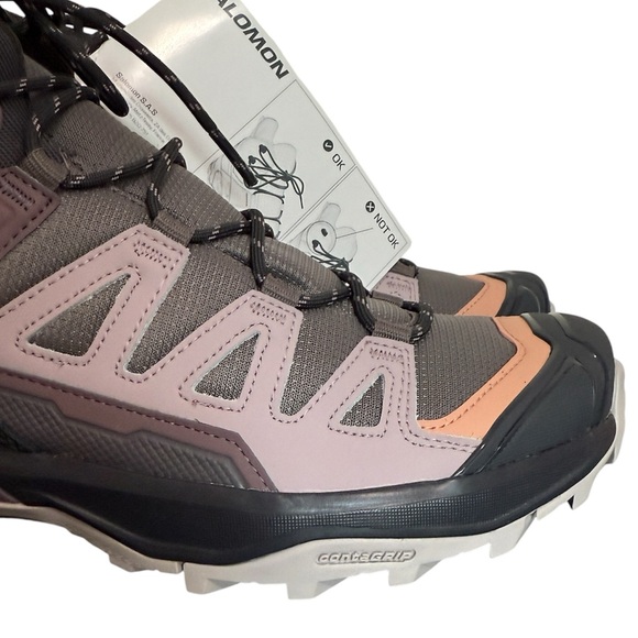 New Salomon Women Ultra 360 Mid GORE-TEX Hiking Boots 7.5 8 Hiking Gorpcore Out - Picture 8 of 13